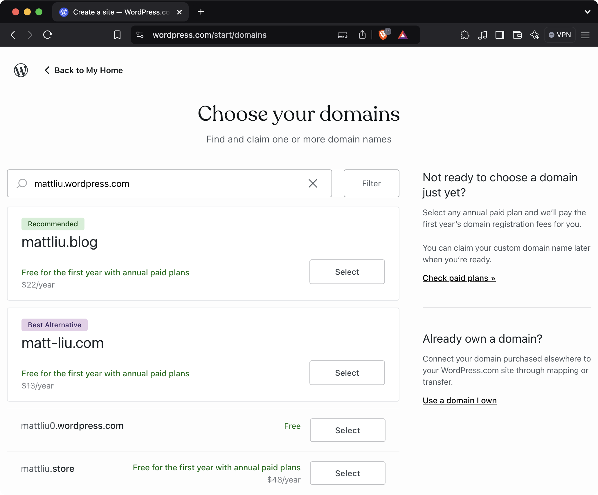 wordpress_com_domain_options